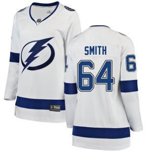 Gemel Smith Women's Fanatics Branded Tampa Bay Lightning Breakaway White Away Jersey