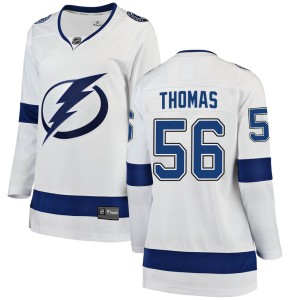 Ben Thomas Women's Fanatics Branded Tampa Bay Lightning Breakaway White Away Jersey