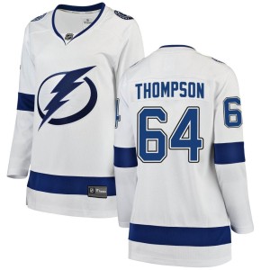 Jack Thompson Women's Fanatics Branded Tampa Bay Lightning Breakaway White Away Jersey