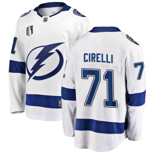 Anthony Cirelli Youth Fanatics Branded Tampa Bay Lightning Breakaway White Away 2022 Stanley Cup Final Jersey