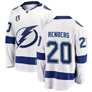 Mikael Renberg Youth Fanatics Branded Tampa Bay Lightning Breakaway White Away 2022 Stanley Cup Final Jersey