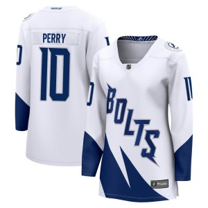 Corey Perry Women's Fanatics Branded Tampa Bay Lightning Breakaway White 2022 Stadium Series Jersey