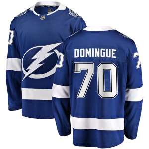 Louis Domingue Youth Fanatics Branded Tampa Bay Lightning Breakaway Blue Home Jersey