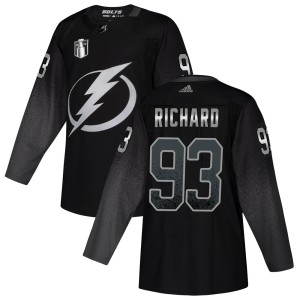 Anthony Richard Youth Adidas Tampa Bay Lightning Authentic Black Alternate 2022 Stanley Cup Final Jersey