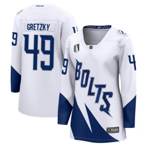 Brent Gretzky Women's Fanatics Branded Tampa Bay Lightning Breakaway White 2022 Stadium Series 2022 Stanley Cup Final Jersey