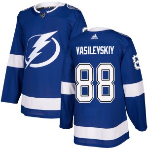 Andrei Vasilevskiy Men's Adidas Tampa Bay Lightning Authentic Blue Jersey