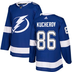 Nikita Kucherov Men's Adidas Tampa Bay Lightning Authentic Blue Jersey