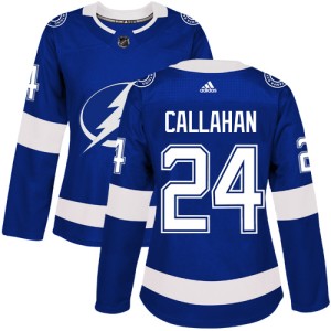 Ryan Callahan Women's Adidas Tampa Bay Lightning Authentic Royal Blue Home Jersey