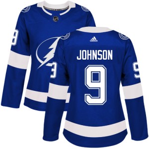 Tyler Johnson Women's Adidas Tampa Bay Lightning Authentic Royal Blue Home Jersey