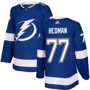 Victor Hedman Youth Adidas Tampa Bay Lightning Authentic Royal Blue Home Jersey