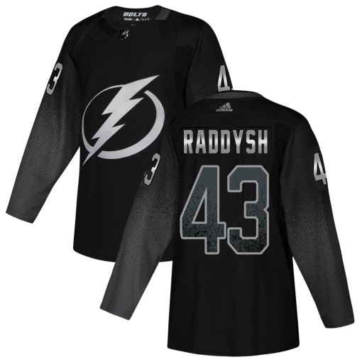Darren Raddysh Youth Adidas Tampa Bay Lightning Authentic Black Alternate Jersey