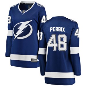 Nick Perbix Women's Fanatics Branded Tampa Bay Lightning Breakaway Blue Home Jersey