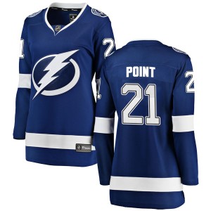 Brayden Point Women's Fanatics Branded Tampa Bay Lightning Breakaway Blue Home Jersey