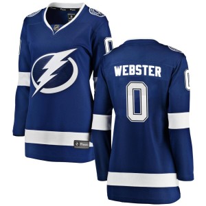 McKade Webster Women's Fanatics Branded Tampa Bay Lightning Breakaway Blue Home Jersey
