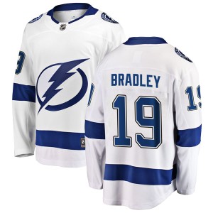 Brian Bradley Men's Fanatics Branded Tampa Bay Lightning Breakaway White Away Jersey