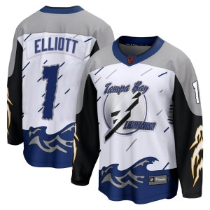 Brian Elliott Youth Fanatics Branded Tampa Bay Lightning Breakaway White Special Edition 2.0 Jersey