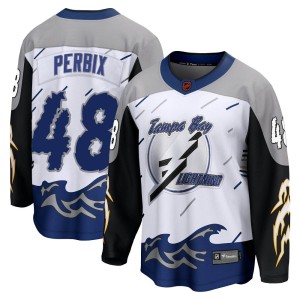 Nick Perbix Youth Fanatics Branded Tampa Bay Lightning Breakaway White Special Edition 2.0 Jersey