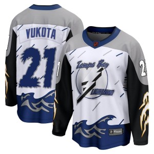 Mick Vukota Youth Fanatics Branded Tampa Bay Lightning Breakaway White Special Edition 2.0 Jersey