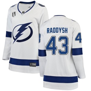 Darren Raddysh Women's Fanatics Branded Tampa Bay Lightning Breakaway White Away 2022 Stanley Cup Final Jersey