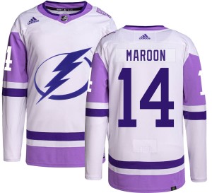 Pat Maroon Youth Adidas Tampa Bay Lightning Authentic Hockey Fights Cancer Jersey