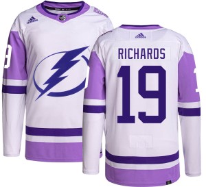 Brad Richards Youth Adidas Tampa Bay Lightning Authentic Hockey Fights Cancer Jersey