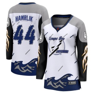 Roman Hamrlik Women's Fanatics Branded Tampa Bay Lightning Breakaway White Special Edition 2.0 Jersey