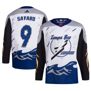 Denis Savard Youth Adidas Tampa Bay Lightning Authentic White Reverse Retro 2.0 Jersey