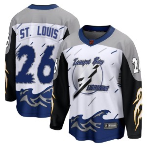 Martin St. Louis Men's Fanatics Branded Tampa Bay Lightning Breakaway White Special Edition 2.0 Jersey