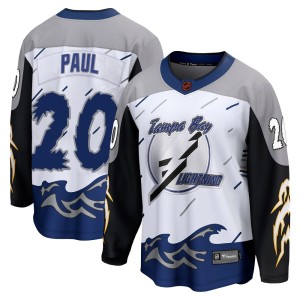 Nicholas Paul Men's Fanatics Branded Tampa Bay Lightning Breakaway White Special Edition 2.0 Jersey