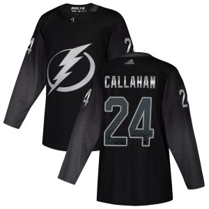 Ryan Callahan Men's Adidas Tampa Bay Lightning Authentic Black Alternate Jersey