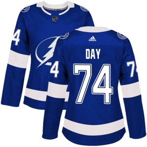 Sean Day Women's Adidas Tampa Bay Lightning Authentic Blue Home Jersey