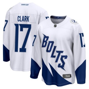 Wendel Clark Men's Fanatics Branded Tampa Bay Lightning Breakaway White 2022 Stadium Series Jersey