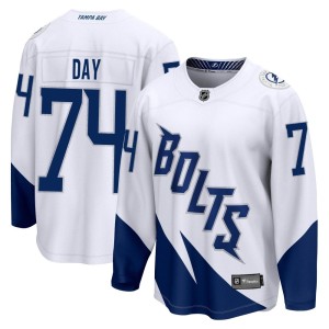 Sean Day Men's Fanatics Branded Tampa Bay Lightning Breakaway White 2022 Stadium Series Jersey