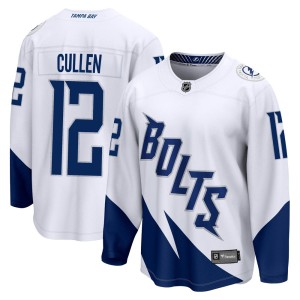 John Cullen Youth Fanatics Branded Tampa Bay Lightning Breakaway White 2022 Stadium Series Jersey