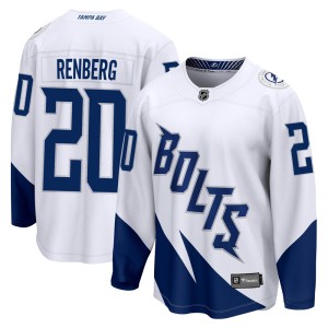 Mikael Renberg Youth Fanatics Branded Tampa Bay Lightning Breakaway White 2022 Stadium Series Jersey