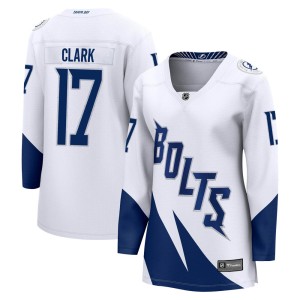 Wendel Clark Women's Fanatics Branded Tampa Bay Lightning Breakaway White 2022 Stadium Series Jersey