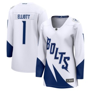 Brian Elliott Women's Fanatics Branded Tampa Bay Lightning Breakaway White 2022 Stadium Series Jersey