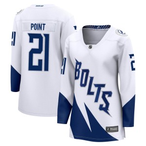 Brayden Point Women's Fanatics Branded Tampa Bay Lightning Breakaway White 2022 Stadium Series Jersey
