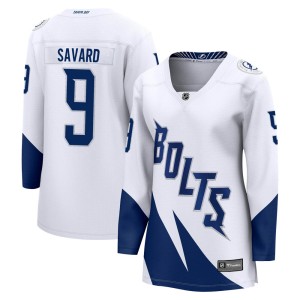 Denis Savard Women's Fanatics Branded Tampa Bay Lightning Breakaway White 2022 Stadium Series Jersey
